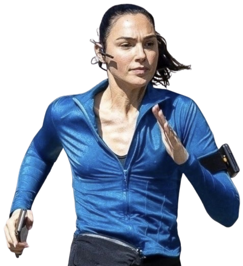 Gal Gadot The Runner 2026 Blue Jacket - Image 4